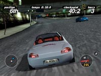 une photo d'Ã©cran de Porsche Challenge sur Sony Playstation